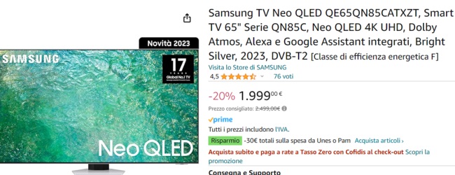 samsung amazon didascalia